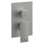 Смеситель для душа Paffoni Elle, 3 потребителя, внешняя часть, Steel looking (ELBOX019ST) - Фото 1