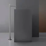 Смеситель напольный для умывальника CeaDesign Giotto Plus H1115 мм, сатин (GIO67S) - Фото 1