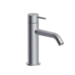 Смеситель для умывальника Paffoni Light, донный клапан Clic-Clac 1”1/4G, Steel (INOX071KAC) - Фото 1