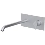 Змішувач для умивальника Paffoni Inox Tech, вбудований, вилив 25 см, Steel (INOX108AC) - Фото 1