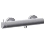 Смеситель для душа Paffoni Inox Tech, без душевого набора, Steel (INOX168AC) - Фото 1