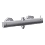 Змішувач для душу Paffoni Inox Tech, без душового набору, 2 виходи, Steel (INOX169AC) - Фото 1
