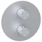 Термостат для душа Paffoni Inox Tech, 2 выхода + стоп, Steel (INOXQ018AC) - Фото 1