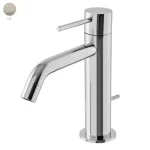 Смеситель для умывальника Treemme Up+, с донным клапаном, Brushed Nickel (IT6B10NFUPZZ) - Фото 1