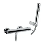 Смеситель для душа Paffoni Jolly с ручным душем и шлангом, G 1/2, Chrome (JL168DCR) - Фото 1