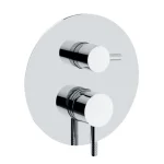 Змішувач для душу Paffoni Jolly, 2 виходи + 1 комб., зовнішня частина, Chrome (JLBOX018CR) - Фото 1