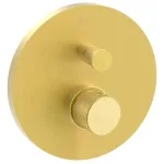 Смеситель для душа Paffoni JO, внешняя часть, 2 выхода, Brushed honey gold (JOBOX015HGSP_M) - Фото 1