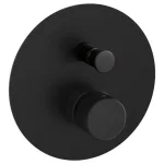 Смеситель для душа Paffoni JO, внешняя часть, 2 выхода, Matt black (JOBOX015NO_M) - Фото 1