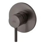 Смеситель для душа Paffoni Light, однорычажный, скрытого монтажа, Brushed Black Chrome (LIG011NKNSP) - Фото 1