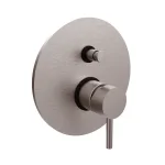 Смеситель для душа Paffoni Light, на 2 выхода, Brushed Black Chrome (LIG015NKNSP) - Фото 1