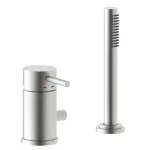Змішувач на борт ванної Paffoni Light MAX FLOW, Steel (LIG048ST) - Фото 1