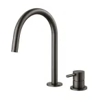 Смеситель для умывальника Paffoni Light, без донного клапана, Brushed Black Chrome (LIG051NKNSP) - Фото 1