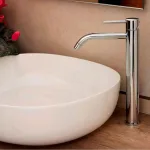 Смеситель для умывальника Paffoni Light, высокий, с донным клапанлм Clic-Clac, Chrome (LIG081KCR) - Фото 2