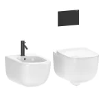 Смеситель для биде Paffoni Light без донного клапана, Black Chrome (LIG131NKN) - Фото 2