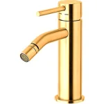 Смеситель для биде Paffoni Light с донным клапаном, Brushed Honey Gold (LIG135HGSP) - Фото 1