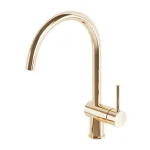 Смеситель для кухни Paffoni Light, с поворотным изливом, Honey Gold (LIG280HG) - Фото 1
