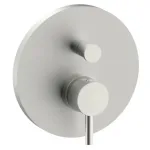 Змішувач для душу Paffoni Light на 2 споживача, зовнішня частина, Steel looking (LIGBOX015ST_M) - Фото 1