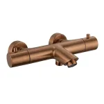Термостат для ванны/душа Paffoni Light, без душевого набора, Brushed Copper PVD (LIQ022RASP) - Фото 1