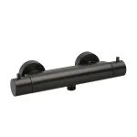 Термостат для душа Paffoni Light, COLD TOUCH, ECOSTOP, без душевого комплекта, Brushed Black Chrome (LIQ468NKNSP) - Фото 1