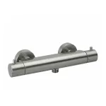 Термостат для душа Paffoni Light, COLD TOUCH, ECOSTOP, без душевого комплекта, Steel looking (LIQ468ST) - Фото 1