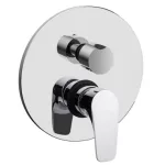 Смеситель для душа Paffoni Lime, 2 потребителя, Chrome (LM018CR) - Фото 1