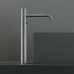 Инфракрасный смеситель для умывальника CeaDesign Milo360 H355 мм, сатин (MIL18RS) - Фото 1