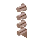Термостат Ritmonio Diametro35 S, встроенный, внешняя часть, Brushed Rose Gold (PR47HG201F33) - Фото 1
