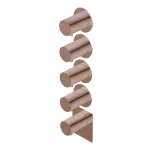 Термостат Ritmonio Diametro35 S, встроенный, внешняя часть, Brushed Rose Gold (PR47HJ201F33) - Фото 1