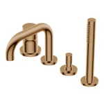 Смеситель для ванны Ritmonio Diametro35 S с гарнитуром, Brushed Bronze (PR52EG201BRX) - Фото 1