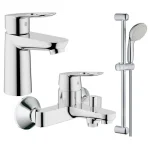 Набір змішувачів для ванни Grohe BauLoop, хром (UA123214S0) - Фото 1