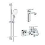 Набір змішувачів GROHE Cubeo 1017550000+1018130000+27929003, хром (UA125246M) - Фото 1