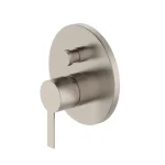 Смеситель для ванны/душа, Zucchetti Gill, внешняя часть, Brushed nickel (ZGL127.C.3) - Фото 1