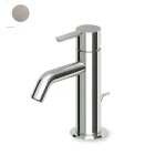 Смеситель для умывальника Zucchetti Gill, с донным клапаном, Brushed nickel (ZGL704.C.3) - Фото 1