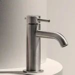 Змішувач для умивальника Zucchetti Helm, Brushed Stainless Steel (ZHE687.X) - Фото 2