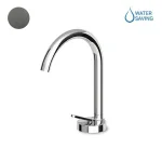 Змішувач для умивальника Zucchetti Isy22, Brushed metal black (ZIS1403.C51) - Фото 1