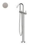 Напольный смеситель для ванны Zucchetti Isy22, внешняя часть, Brushed nickel (ZIS748.C3) - Фото 1