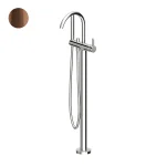 Напольный смеситель для ванны Zucchetti Isy22, внешняя часть, Brushed copper PVD (ZIS748.P91) - Фото 1
