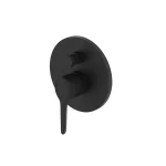 Смеситель для ванны/душа Zucchetti Medameda, внешняя часть, Embossed matt black (ZMM127.N1) - Фото 1