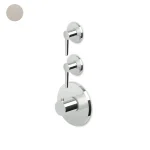Термостат для душа Zucchetti Medameda, внешняя часть, Nickel (ZMM660.C8) - Фото 1