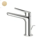 Змішувач для умивальника Zucchetti Medameda, Gold (ZMM710.C40) - Фото 1