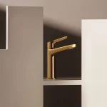 Змішувач для умивальника Zucchetti Medameda, Gold (ZMM710.C40) - Фото 2
