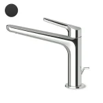 Смеситель для умывальника Zucchetti Medameda, Embossed matt black (ZMM711.N1) - Фото 1