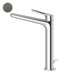 Смеситель для умывальника Zucchetti Medameda, высокий, Brushed metal black (ZMM712.C51) - Фото 1