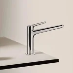 Смеситель для умывальника Zucchetti Medameda без д/к, Brushed nickel (ZMM714.C3) - Фото 2
