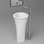Змішувач для раковини свободностоящий Zucchetti Isystick (ZP1630) - Фото 2