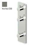 Термостатический смеситель для душа Zucchetti Pan скрытого монтажа, Metal Black (ZT28660.C50) - Фото 1
