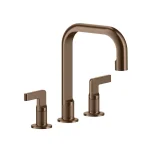 Змішувач для умивальника Gessi Inciso середній, Copper Bruched PVD (58014708) - Фото 1