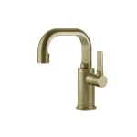 Смеситель для умывальника Gessi Inciso, донный клапан, Bruched Brass PVD (58008727) - Фото 1