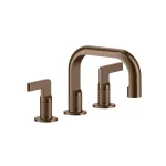 Смеситель для умывальника Gessi Inciso на 3 отверстия, Copper Bruched PVD (58012708) - Фото 1