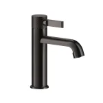Смеситель для умывальника Gessi Inciso, донный клапан, Black Metal Bruched PVD (58001707) - Фото 1